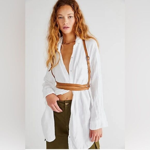NEW FREE PEOPLE COBRA HARNESS in PAVEMENT - Picture 1 of 3